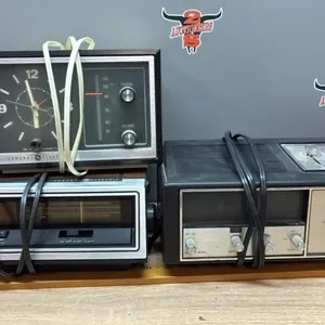 3 Vintage Clock Radios. *NO SHIPPING