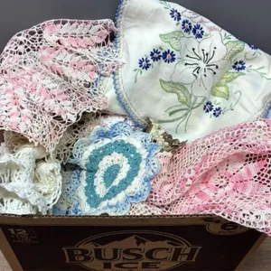 Asst. Doilies, Table Runners & Other Items.