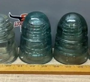 Glass Insulators. *NO SHIPPING