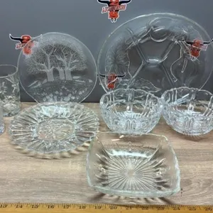 Asst. Glass & Crystal Dishware. *NO SHIPPING