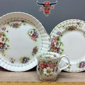 Royal Albert Flowers Of The Month Series October
