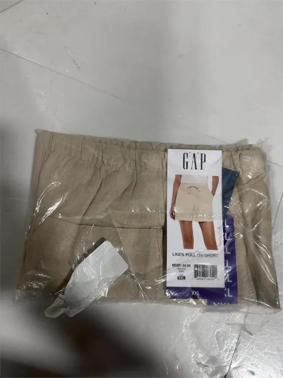 Gap Linen Pull On Shorts Beige Size XXL