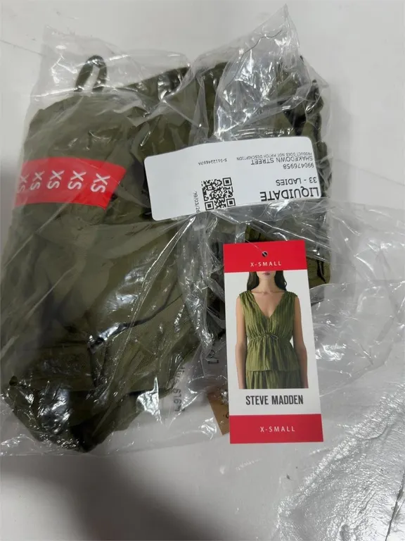Steve Madden Sleeveless Top Olive Green Size XS