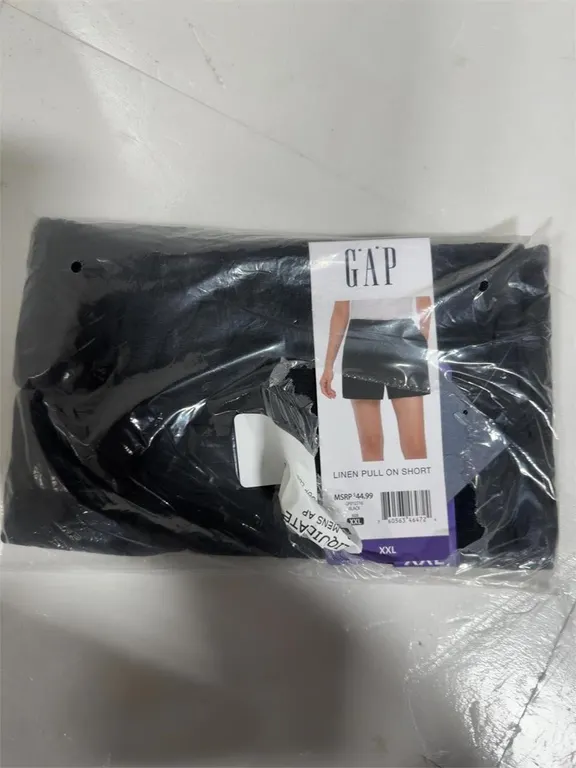 Gap Linen Pull On Shorts Black XXL