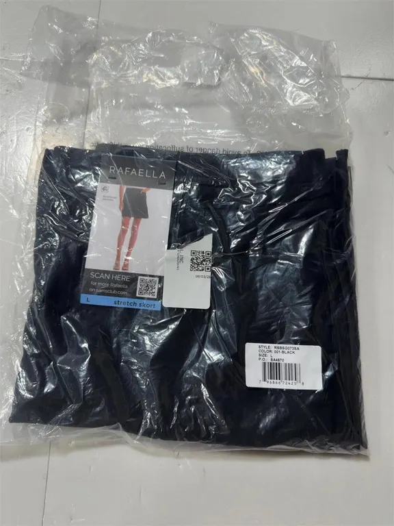 Rafaella RSBSQ2T35A Stretch Skort Black Size Large
