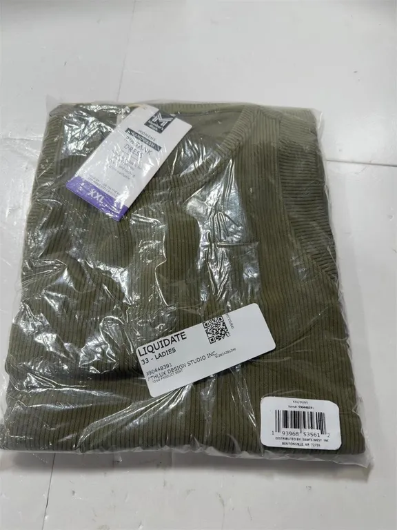 Womens Sandwash Rib Tank Dress Olive XXL