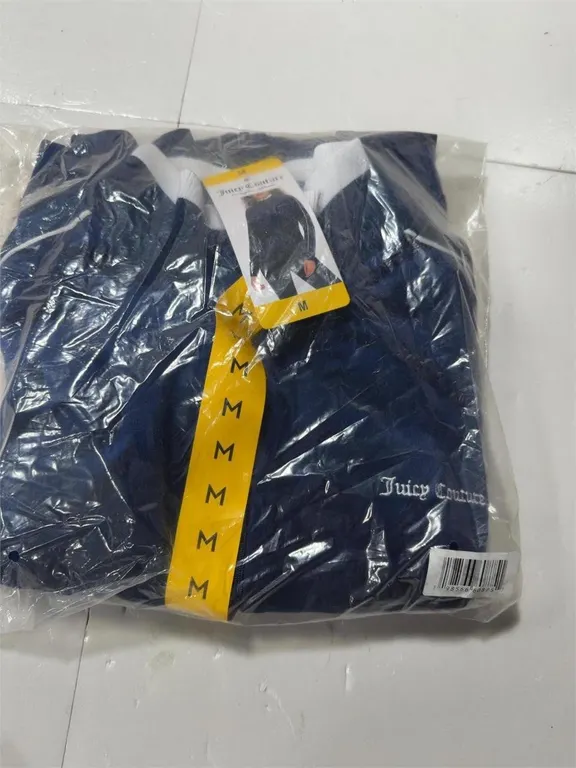 Juicy Couture Navy Blue Track Jacket Size Medium