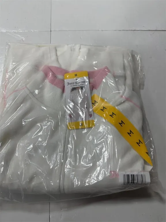 Juicy Couture Velour Zip Up Jacket Size M