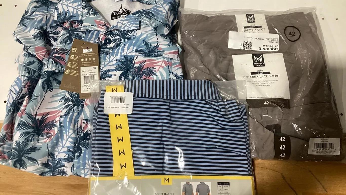 Mixed Lot Of Scott Barber Polo And Shirts