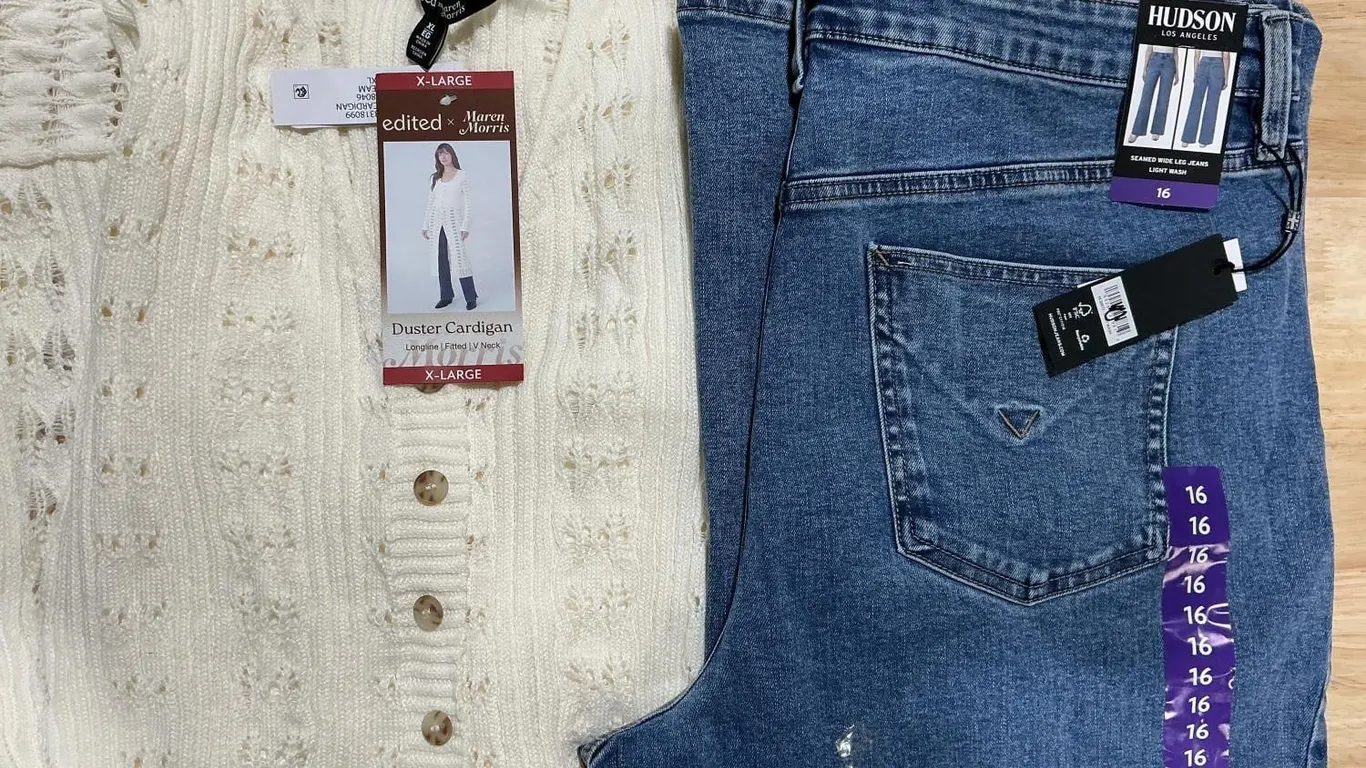Mixed Lot Hudson Jeans Marcy Morris Duster Set