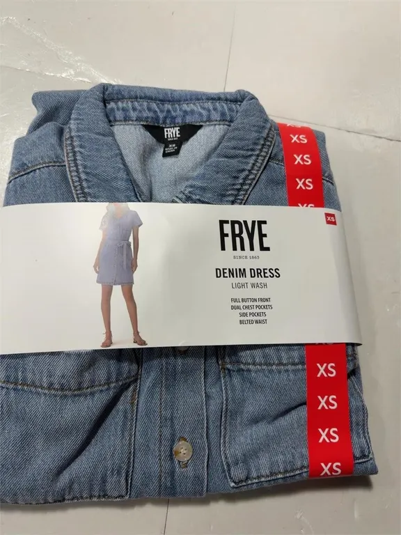 Frye Denim Dress Light Wash Size XS