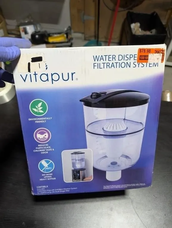 Vitapur Gwf8Blk Water Filtration System For Top-Ls