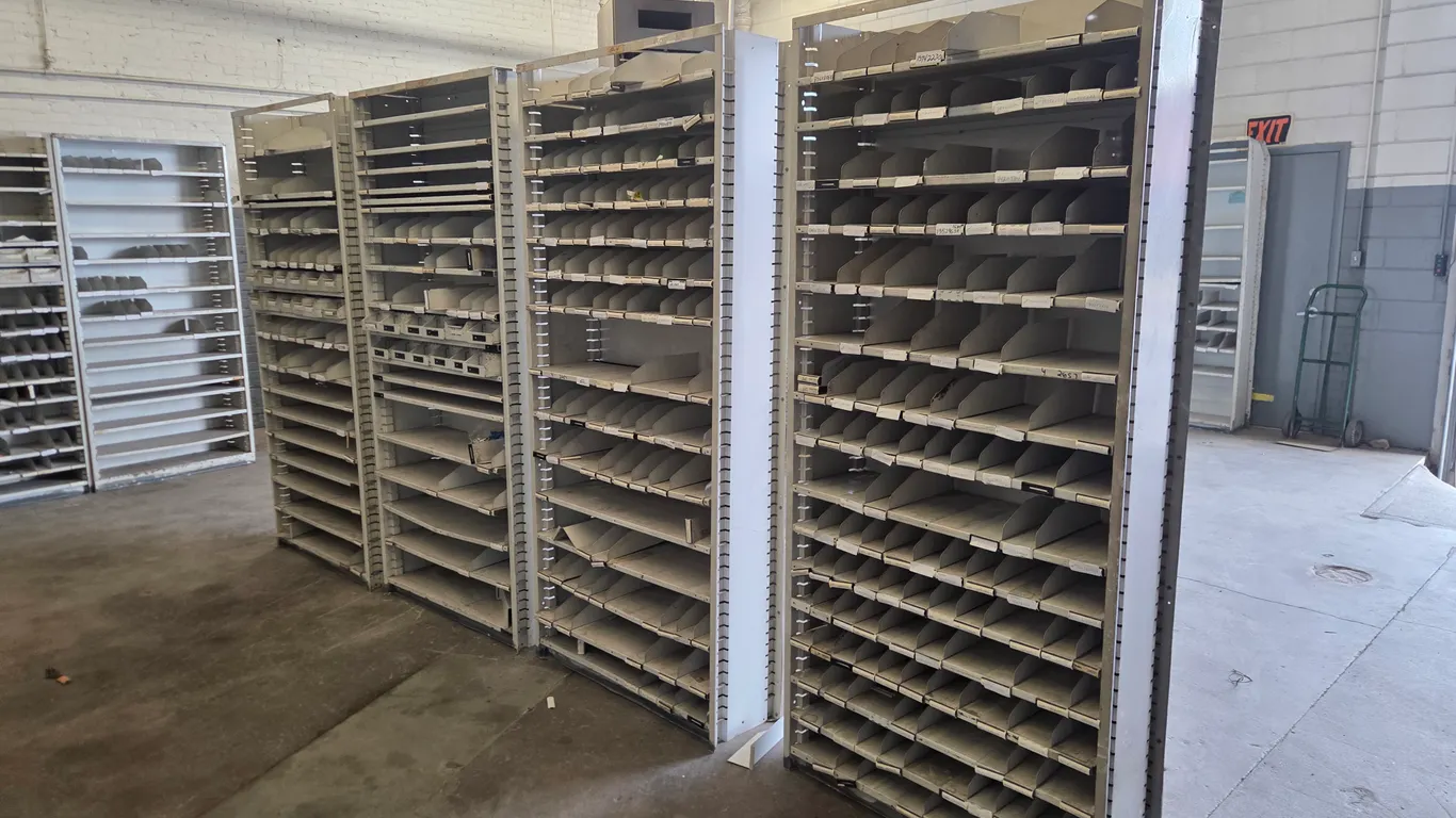 (4) Metal Shelving Units