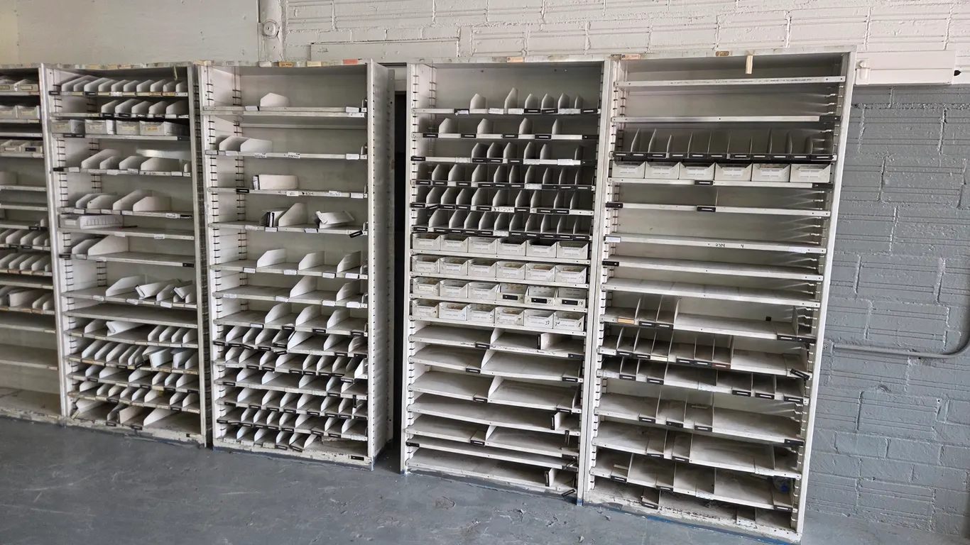 (4) Metal Shelving Units