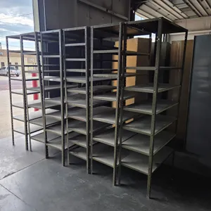 (6) Metal Shelving Units