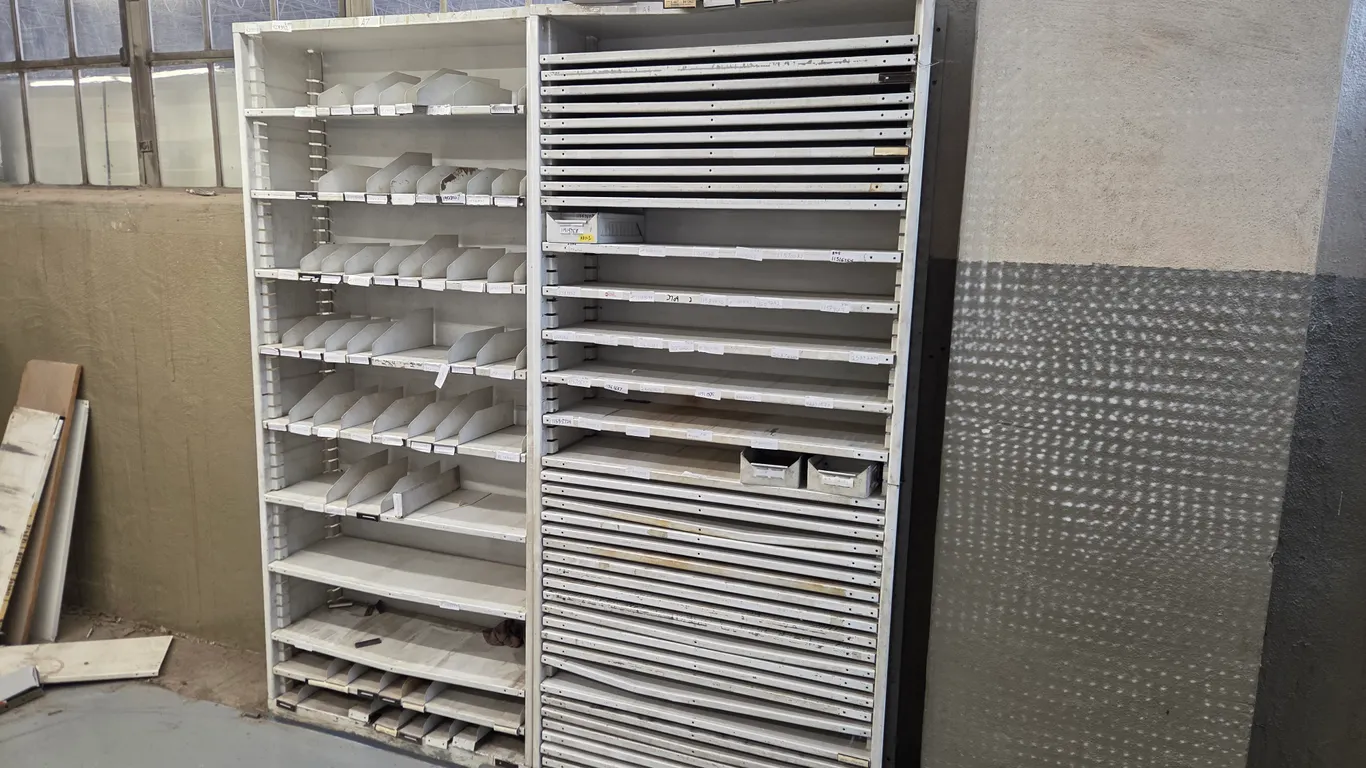 (2) Metal Shelving Units