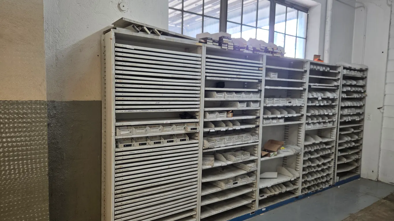 (5) Metal Shelving Units