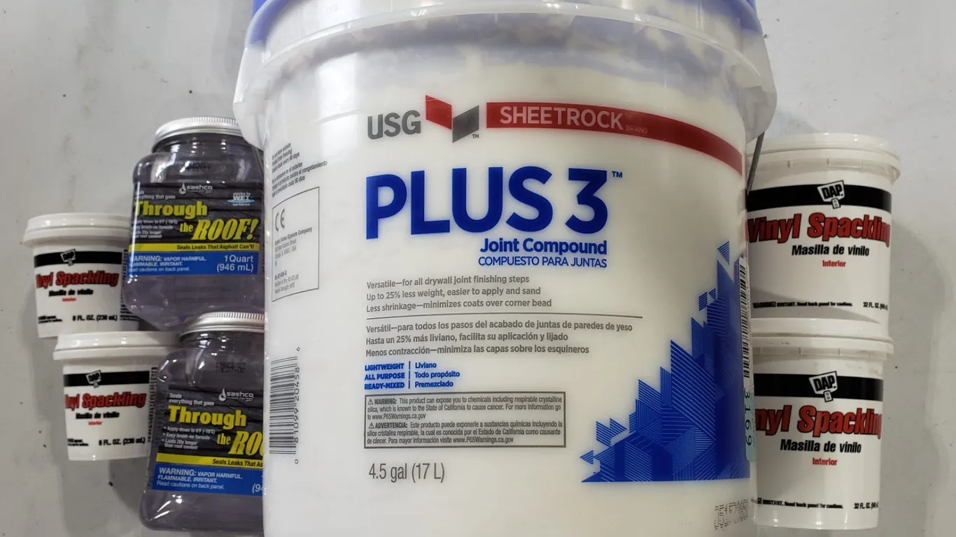 Assorted Joint Compound & Sealant