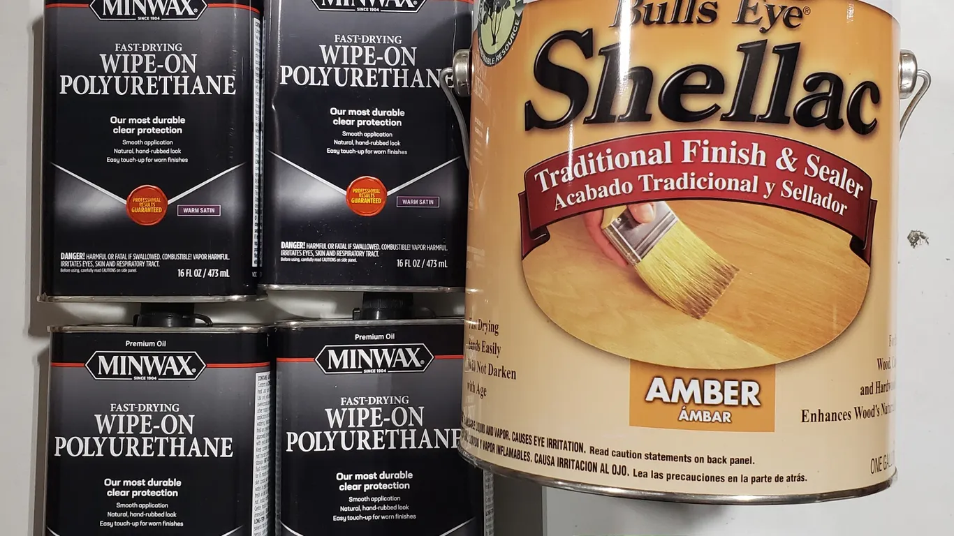 Mixed Minwax Polyurethane & Zinsser Shellac