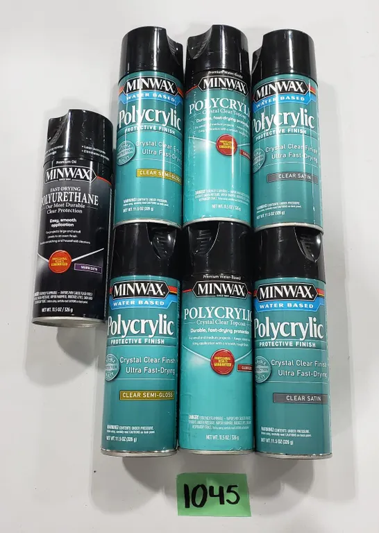 (7) Minwax Spray Finishes