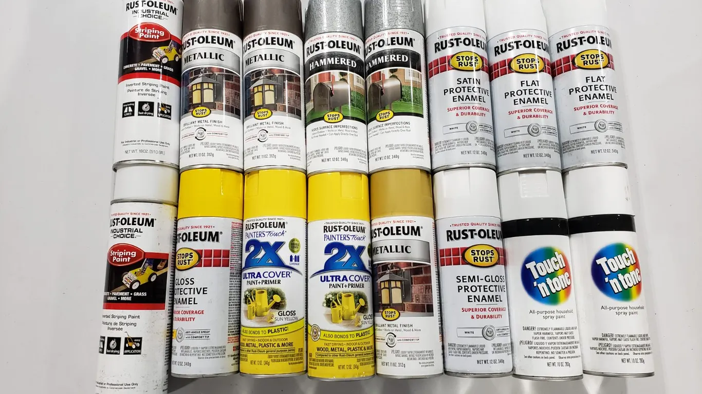 (16) Assorted Spray Paint