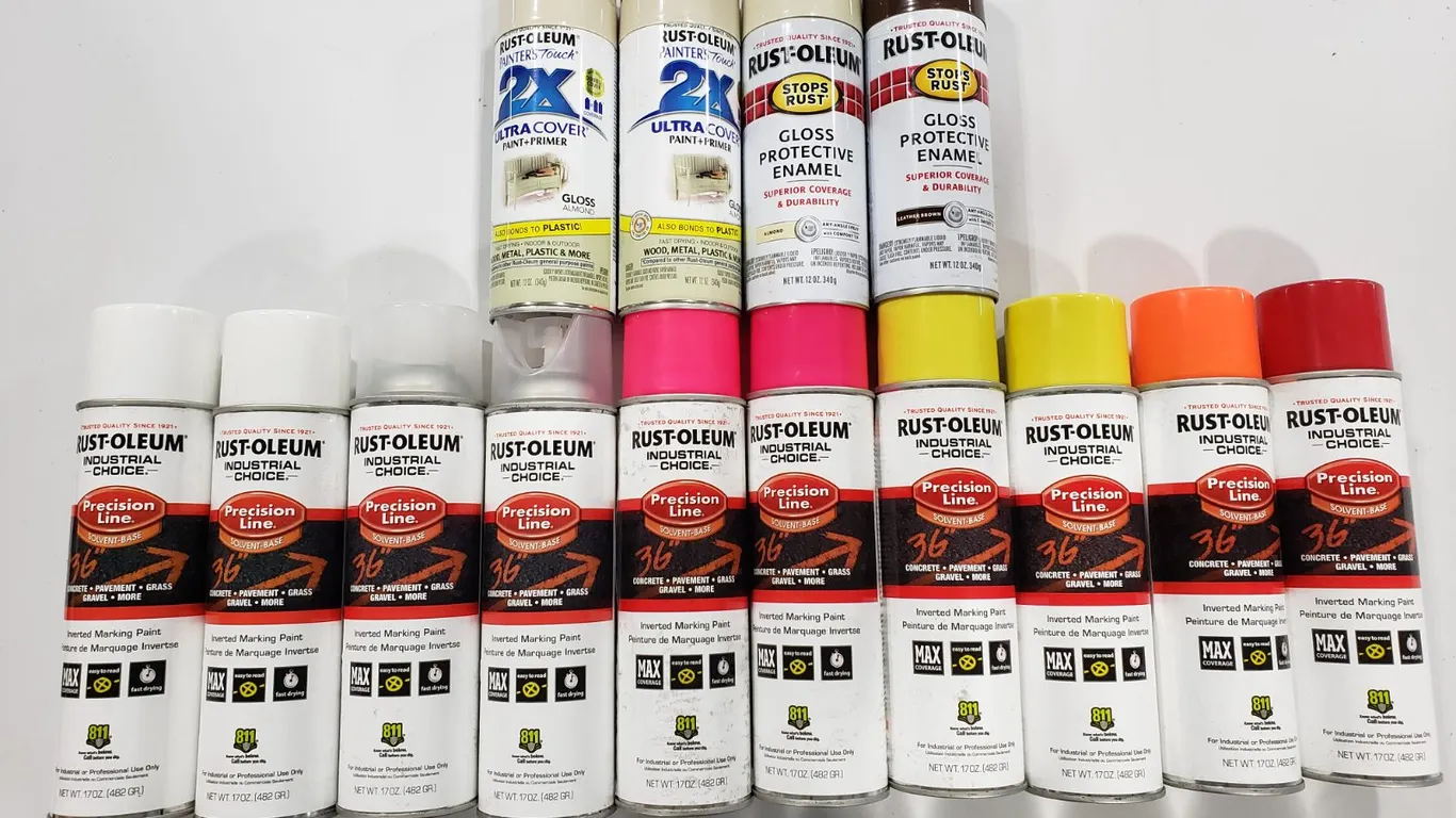 (14) Assorted Spray Paint