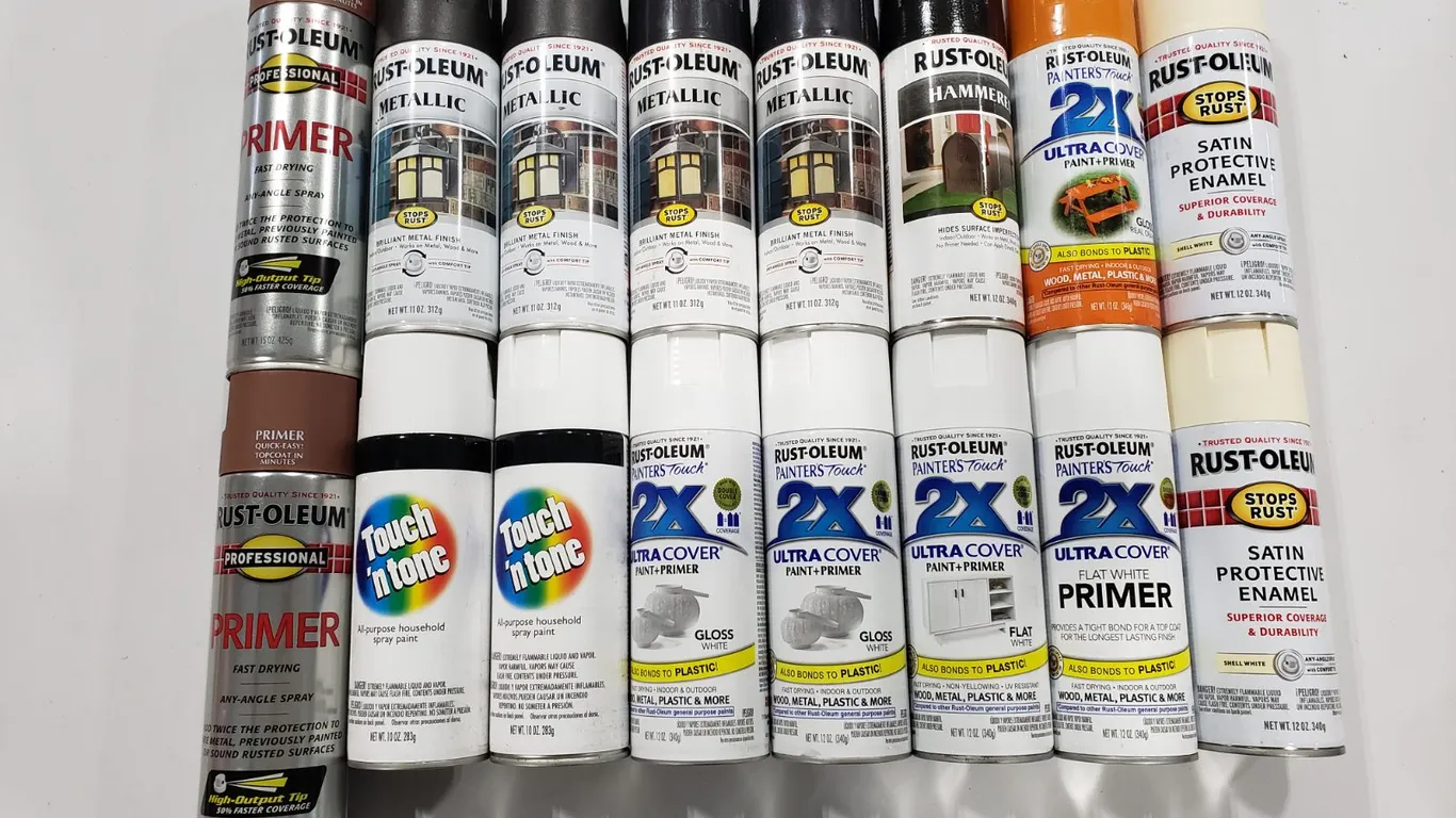 (16) Assorted Spray Paint