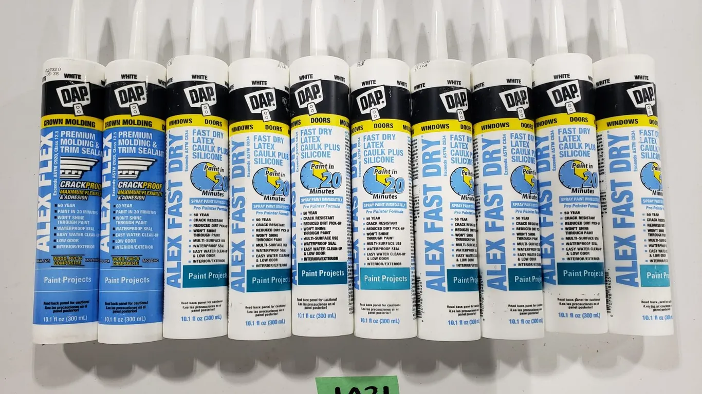 (10) DAP Alex Fast Dry Caulk