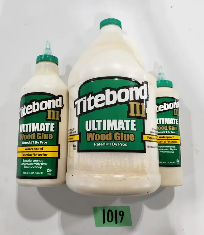 Assorted Titebond III Wood Glues