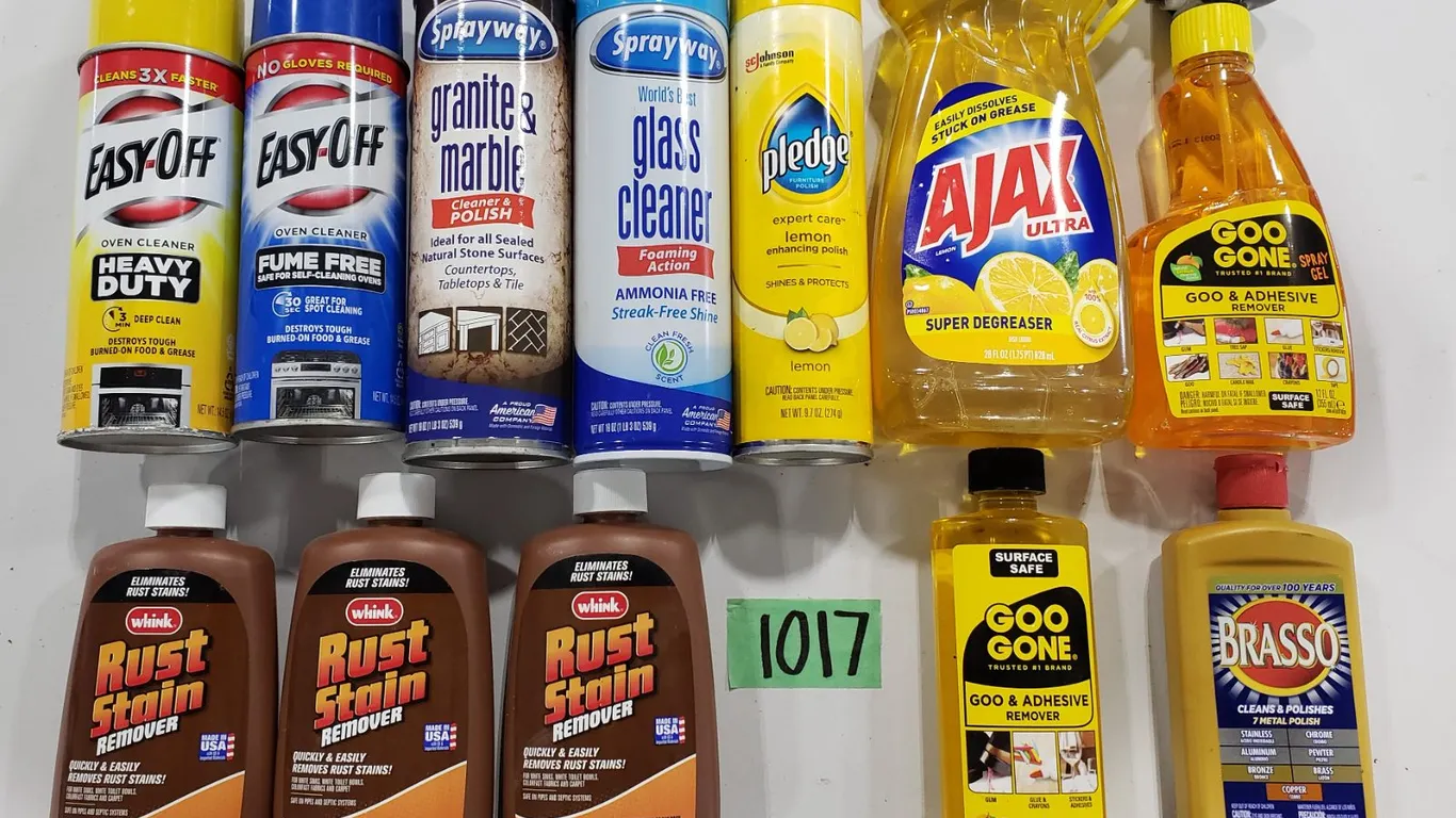 Assorted Household Cleaners