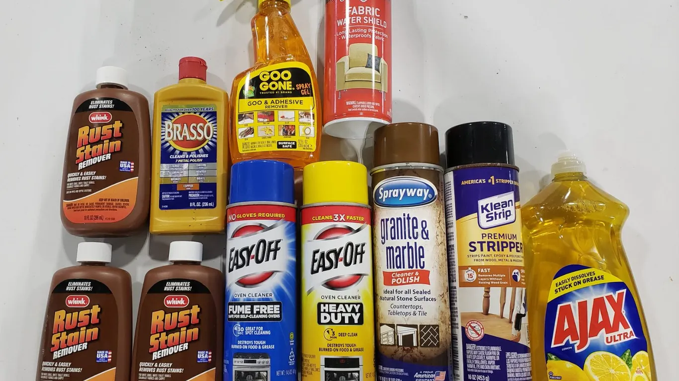 Assorted Household Cleaners