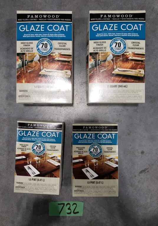 (4) Famowood Glaze Coat Epoxy