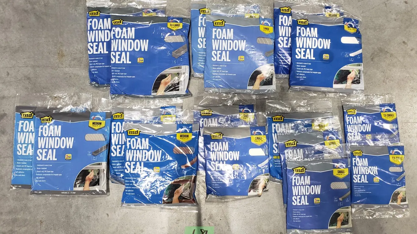 (17) M-D Foam Window Seals