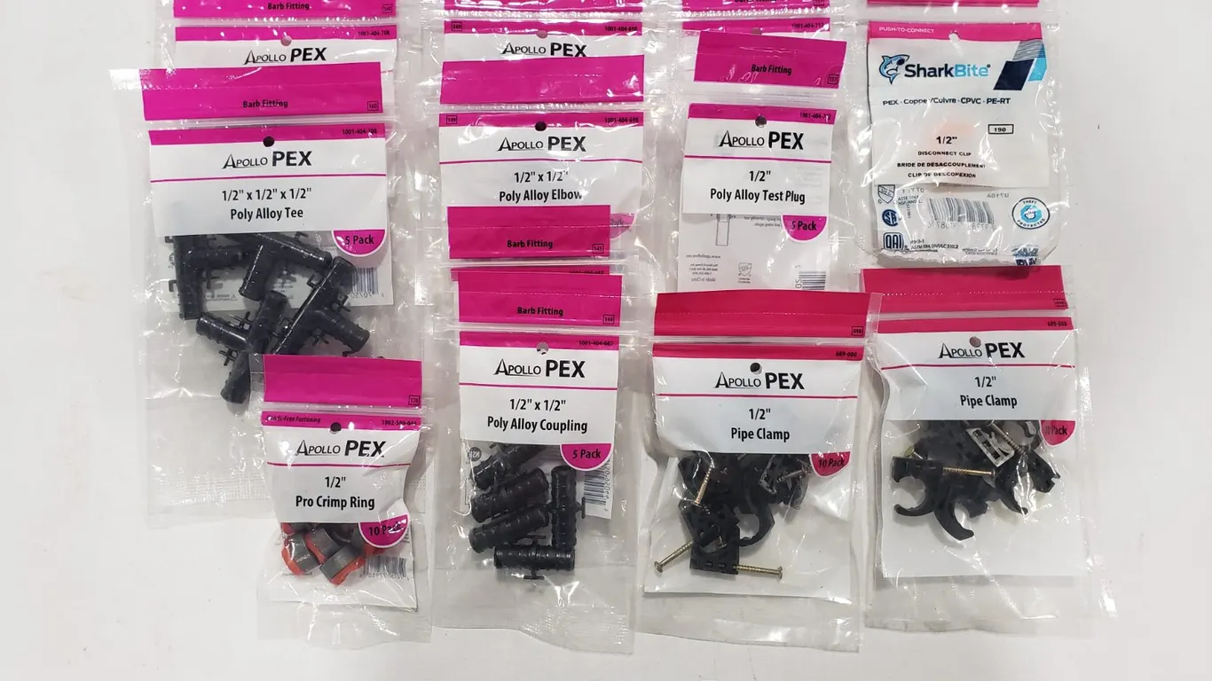 Assorted Apollo PEX Plumbing Fittings
