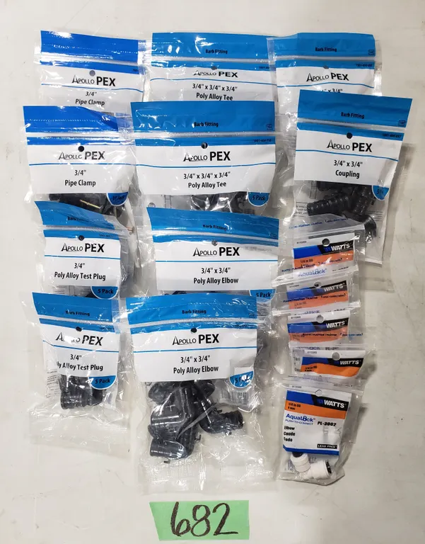 Assorted PEX & AquaLock Fittings