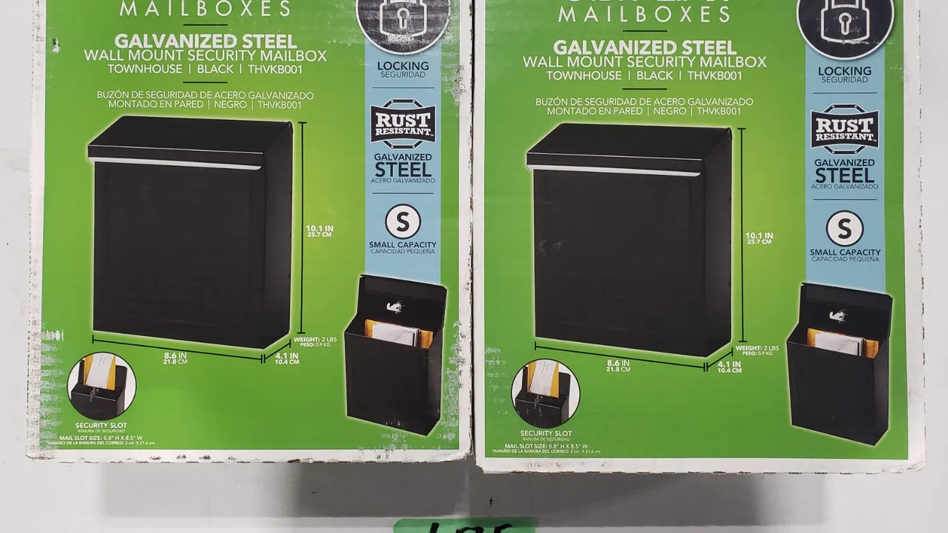 (2) Gibraltar THVKB001 Wall Mount Mailboxs