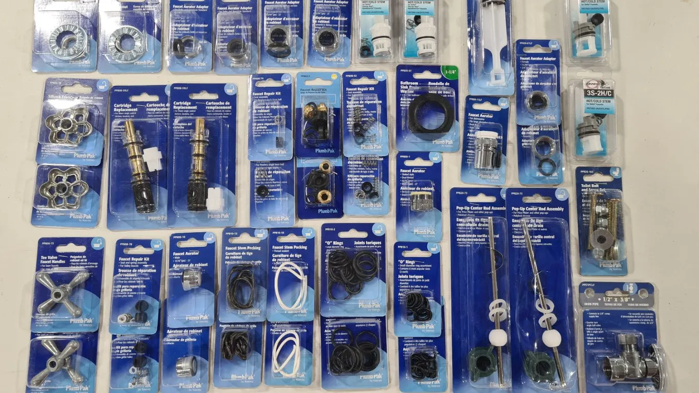 Assorted Faucet Repair Parts