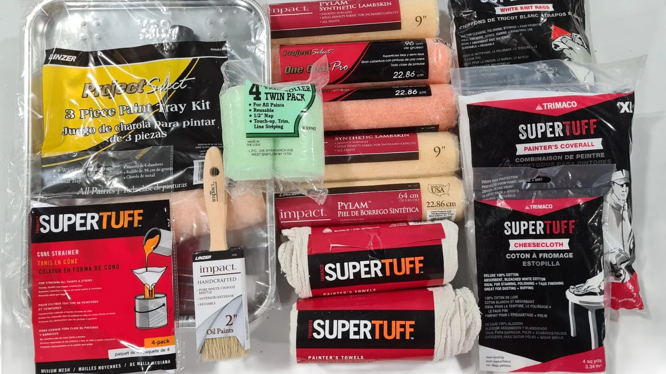 Assorted Painting Supplies
