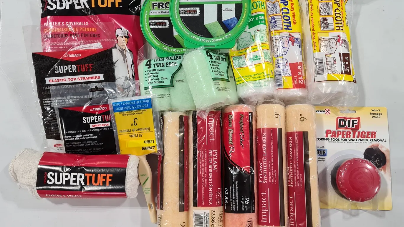 Assorted Painting Supplies