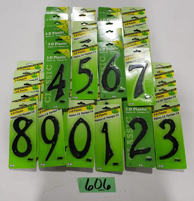 Assorted Hy-Ko House Numbers