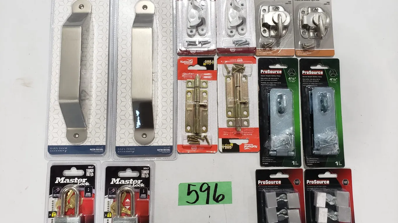 Assorted Door & Window Hardware
