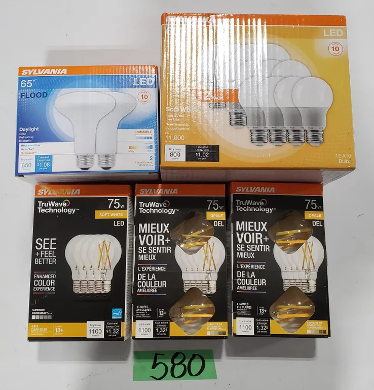 Assorted Sylvania LED Light Bulbs