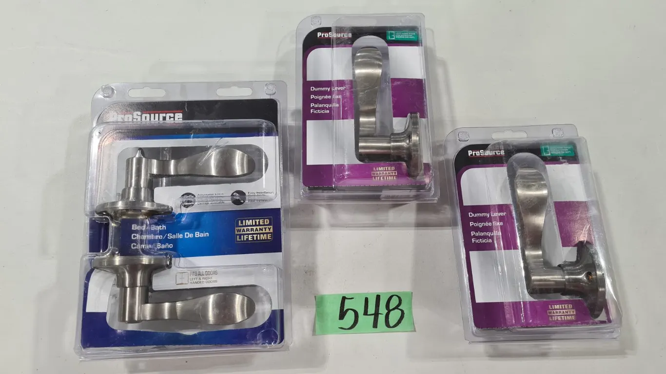 (4) ProSource Door Knobs & Deadbolts