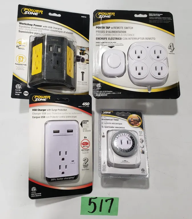 Assorted Power Outlets & Timers