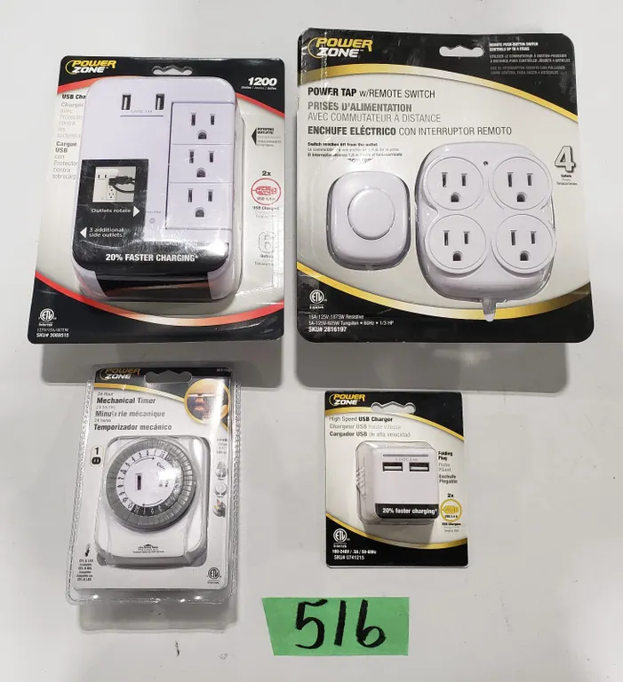 Assorted Power Outlets & Timers