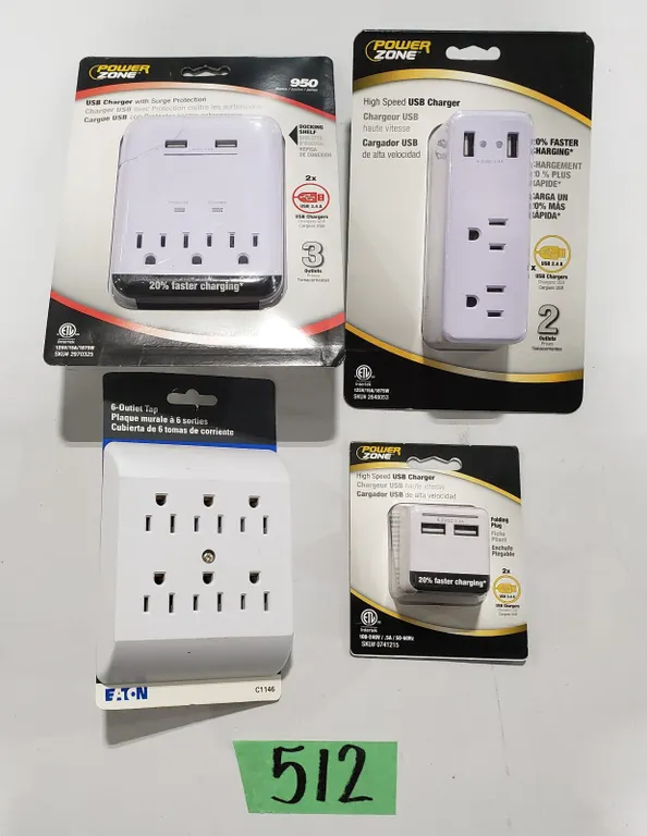 PowerZone USB Chargers & Outlet Adapters