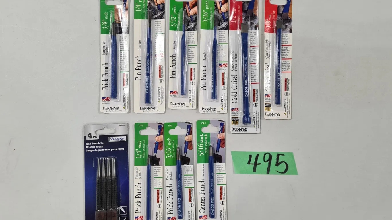 Assorted Punches & Chisels