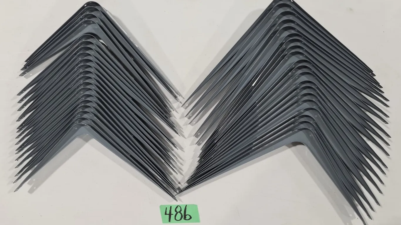 (40) ProSource Shelf Brackets