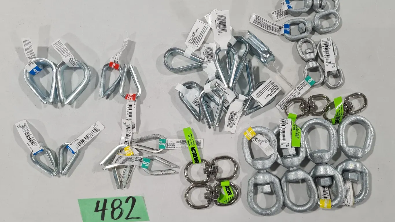 Assorted Thimbles and Swivels