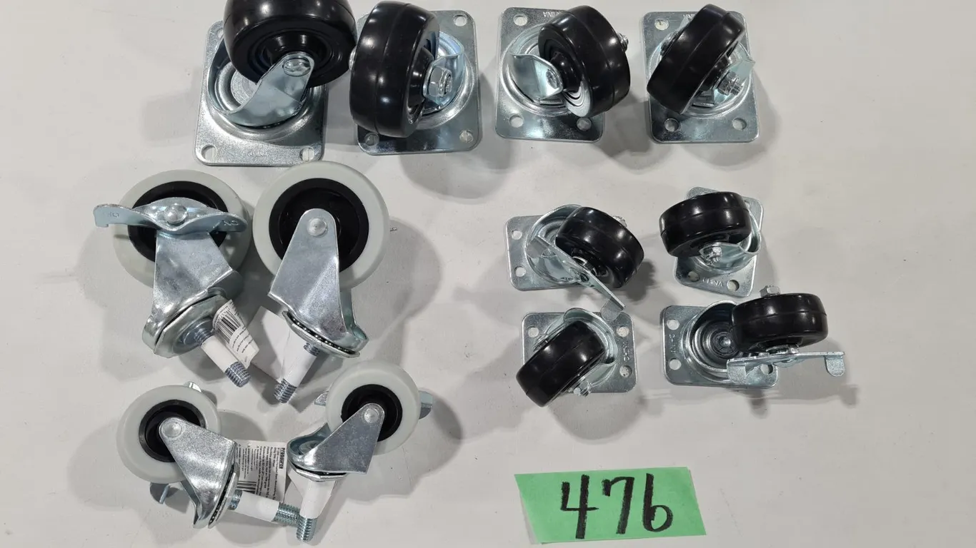 (12) Assorted ProSource Casters